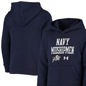 Under Armour Youth Navy Navy Midshipmen All Day Pullover Hoodie