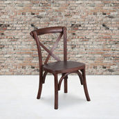 Flash Furniture HERCULES Series Stackable Kids Wood Cross Back Chair