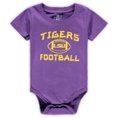 Infant Wes & Willy Purple LSU Tigers Football Bodysuit