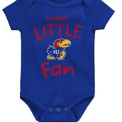 Outerstuff Newborn & Infant Royal Kansas Jayhawks Daddy's Little Fan Bodysuit