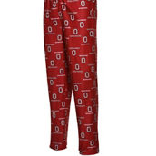 Genuine Stuff Ohio State Buckeyes Youth Scarlet Team Logo Flannel Pajama Pants
