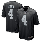 Men's Nike Derek Carr Black Las Vegas Raiders Game Jersey