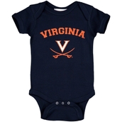 Two Feet Ahead Infant Navy Virginia Cavaliers Arch & Logo Bodysuit
