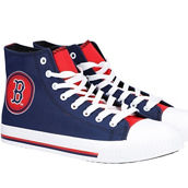 FOCO Men's Boston Red Sox High Top Canvas Sneakers