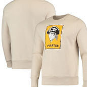 Majestic Threads Men's Threads Oatmeal Pittsburgh Pirates Fleece Pullover Sweatshirt
