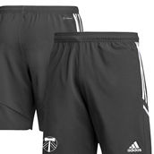 Men's adidas Black Portland Timbers Downtime AEROREADY Shorts