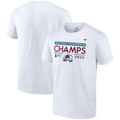 Men's Fanatics Branded White Colorado Avalanche 2022 Western Conference Champions Big & Tall Locker Room T-Shirt