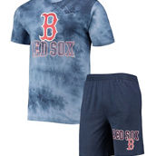 Men's Concepts Sport Navy Boston Red Sox Billboard T-Shirt & Shorts Sleep Set