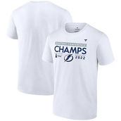 Men's Fanatics Branded White Tampa Bay Lightning 2022 Eastern Conference Champions Big & Tall Locker Room T-Shirt