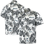 Men's Reyn Spooner White Miami Marlins Aloha Button-Down Shirt