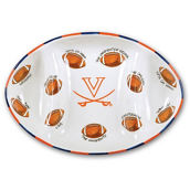 Magnolia Lane Virginia Cavaliers Ceramic Football Platter