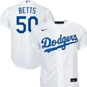 Nike Youth Mookie Betts White Los Angeles Dodgers Home Replica Player Jersey