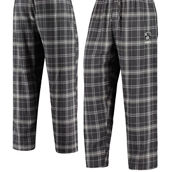 Men's Concepts Sport Charcoal/Gray Brooklyn Nets Ultimate Plaid Flannel Pajama Pants