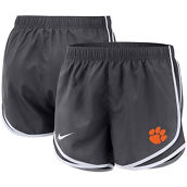 Women's Nike Anthracite Clemson Tigers Team Tempo Performance Shorts