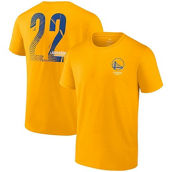 Men's Fanatics Branded Andrew Wiggins Gold Golden State Warriors 2022 NBA Finals Champions Name & Number T-Shirt
