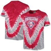 Youth Red/Gray Philadelphia Phillies Tie-Dye Throwback T-Shirt