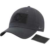 Men's Nike Anthracite Ohio State Buckeyes Tactical Heritage 86 Team Performance Tri-Blend Adjustable Hat