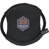 Little Earth Black Houston Dynamo FC Flying Disc Pet Toy