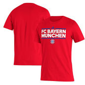 Men's adidas Red Bayern Munich Lockup T-Shirt