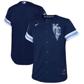 Youth Nike Navy Kansas City Royals 2022 City Connect Replica Jersey