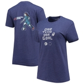 Women's round21 Crystal Dunn Navy USWNT One Team One Goal T-Shirt