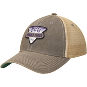 Men's Gray TCU Horned Frogs Legacy Point Old Favorite Trucker Snapback Hat
