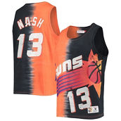 Mitchell & Ness Men's Steve Nash Orange/Black Phoenix Suns Hardwood Classics Tie-Dye Name & Number Tank Top