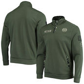 Colosseum Men's Olive Colorado State Rams OHT Military Appreciation Digital Camo Quarter-Snap Jacket