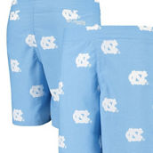 Youth Columbia Carolina Blue North Carolina Tar Heels Backcast Printed Omni-Shade Shorts