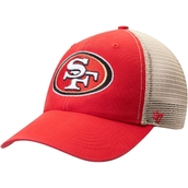 Men's '47 Scarlet/Natural San Francisco 49ers Flagship MVP Adjustable Snapback Hat