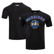 Men's Pro Standard Black Golden State Warriors 2022 NBA Finals Champions Double Knit Patch T-Shirt