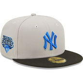 Men's New Era Gray/Black New York Yankees 2009 World Series Undervisor 59FIFTY Fitted Hat