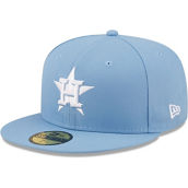 Men's New Era Sky Blue Houston Astros Logo White 59FIFTY Fitted Hat
