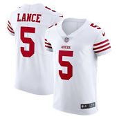 Nike Men's Trey Lance White San Francisco 49ers Vapor Elite Jersey