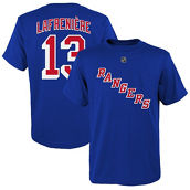 Youth Alexis Lafrenière Blue New York Rangers Name & Number T-Shirt