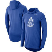Men's Nike Royal Duke Blue Devils Performance Long Sleeve Hoodie Tri-Blend T-Shirt