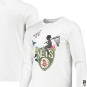Bleacher Report Men's White Brooklyn Nets Sue Tsai Long Sleeve T-Shirt