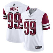 Men's Nike Chase Young White Washington Commanders Vapor Limited Jersey