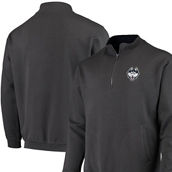 Colosseum Men's Charcoal UConn Huskies Tortugas Logo Quarter-Zip Jacket