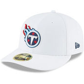 New Era Men's White Tennessee Titans Omaha Low 59FIFTY Fitted Hat