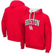 Colosseum Men's Red Houston Cougars Arch & Logo 2.0 Pullover Hoodie