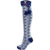 Women's ZooZatz Virginia Cavaliers Geometric Thigh High Socks