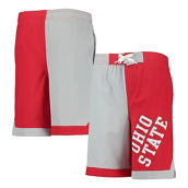 Outerstuff Youth Gray/Scarlet Ohio State Buckeyes Conch Bay Swim Shorts