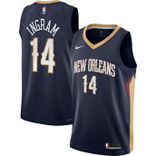 Youth Nike Brandon Ingram Navy New Orleans Pelicans 2021/22 Swingman Jersey - Icon Edition