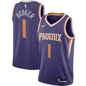 Men's Nike Devin Booker Purple Phoenix Suns 2020/21 Swingman Jersey - Icon Edition