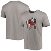 Men's Alternative Apparel Gray Georgia Bulldogs Vintage Logo Keeper T-Shirt