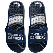 FOCO Men's Vancouver Canucks Wordmark Gel Slide Sandals