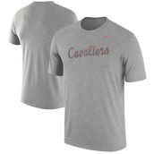 Nike Men's Heathered Gray Virginia Cavaliers Vintage Logo Performance T-Shirt