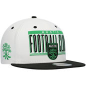 Men's New Era White/Black Austin FC Retro Title 9FIFTY Snapback Hat