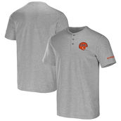 NFL x Darius Rucker Collection by Fanatics Men's Heather Gray Cincinnati Bengals Henley T-Shirt